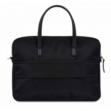 HANOVER Slim Briefcase 14'' (Black/Gold Hardware)