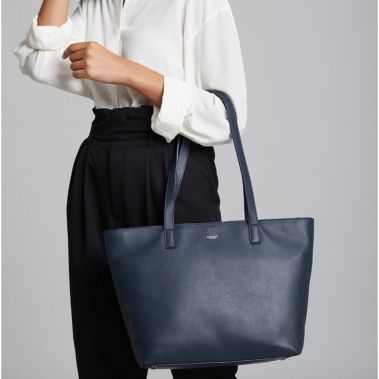 MINI MADDOX Leather Zip Top Tote 13'' (Blazer)