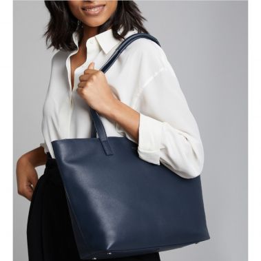 MINI MADDOX Leather Zip Top Tote 13'' (Blazer)