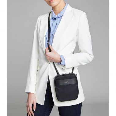 REX Cross Body (Black/Silver Hardware)