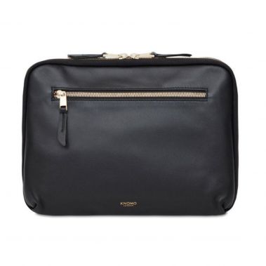 KNOMAD Leather Tech Organiser 10.5" (Black)