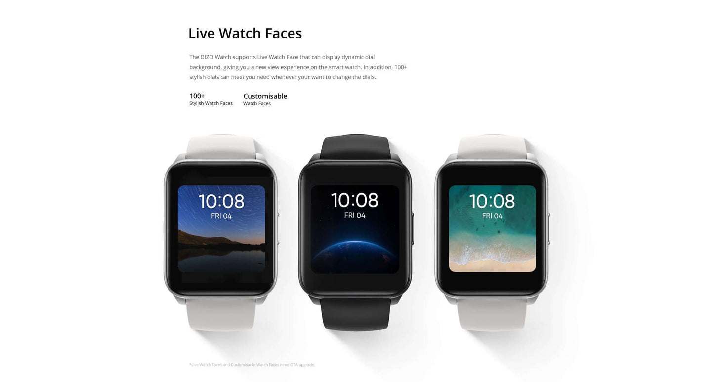DIZO Watch (Carbon Grey)