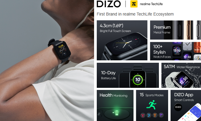 DIZO Watch 2 (Classic Black)