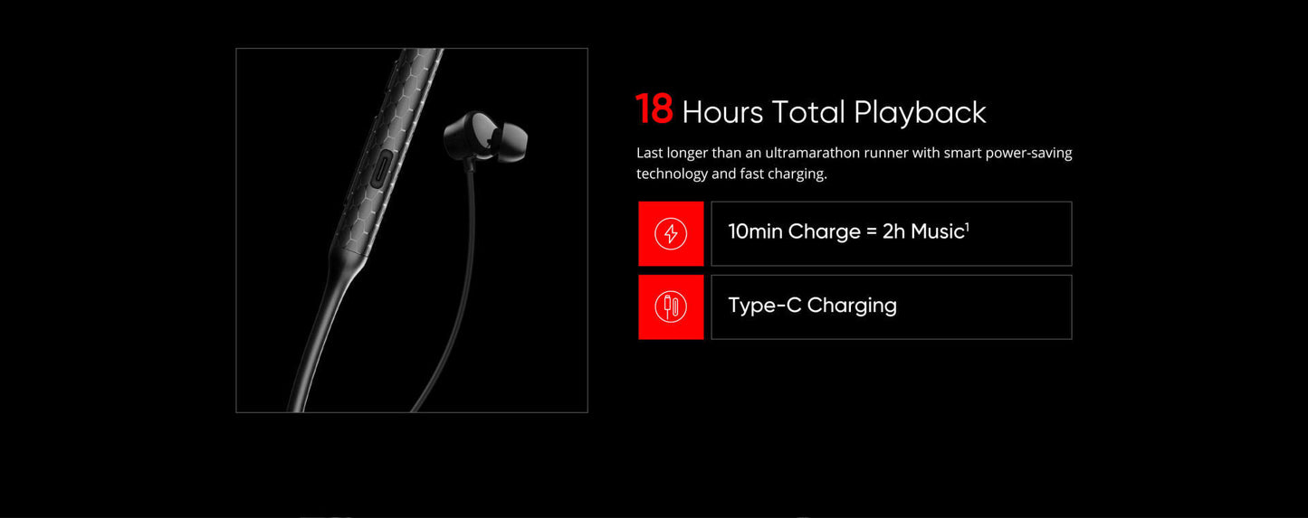 DIZO Wireless Power (Classic Black)