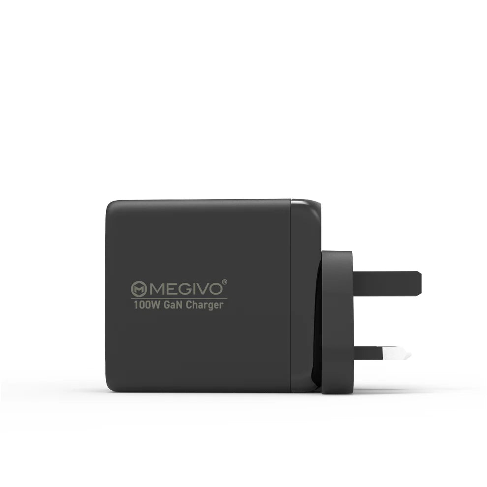 MEGIVO World Link 100W GaN Charger (Black)