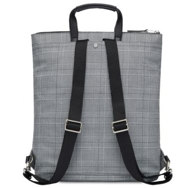 HAREWOOD Slim Laptop Tote Backpack 15" (Grey Check)