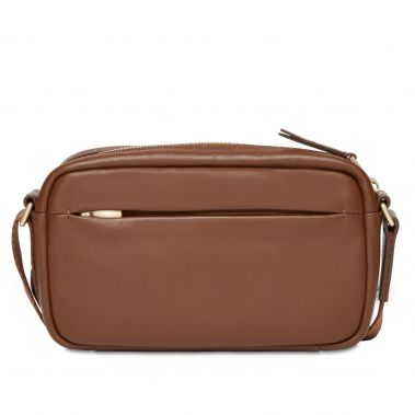 BROOK Leather Cross body (Saddle)