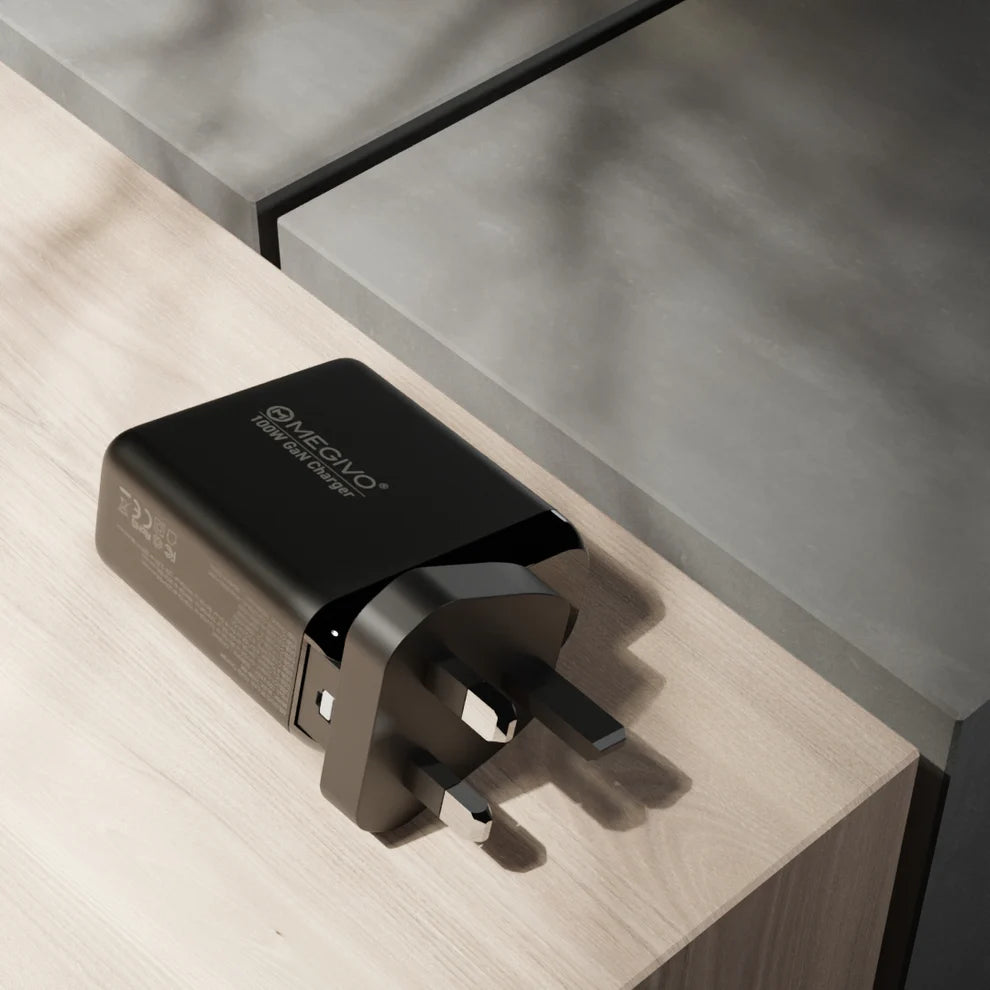 MEGIVO World Link 100W GaN Charger (Black)