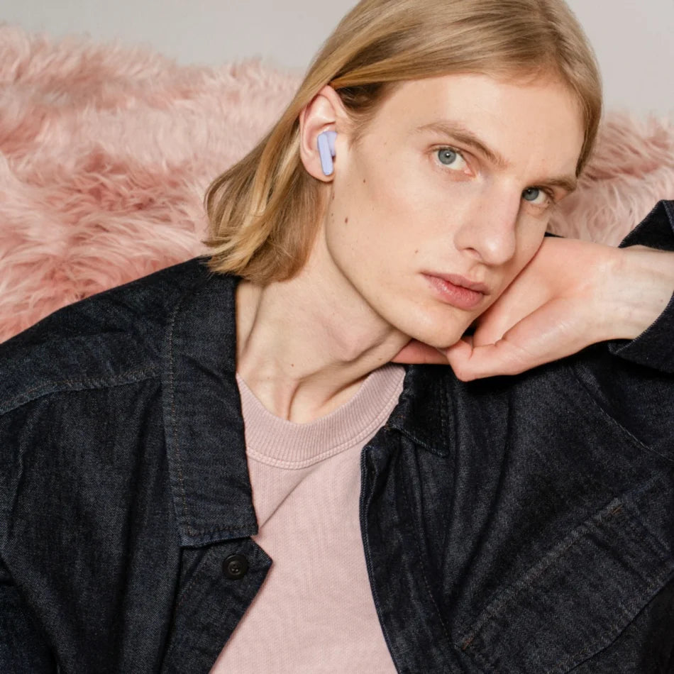 SUDIO A3 PRO True Wireless Noise Cancelling All-Day Earbuds (Soft Purple)