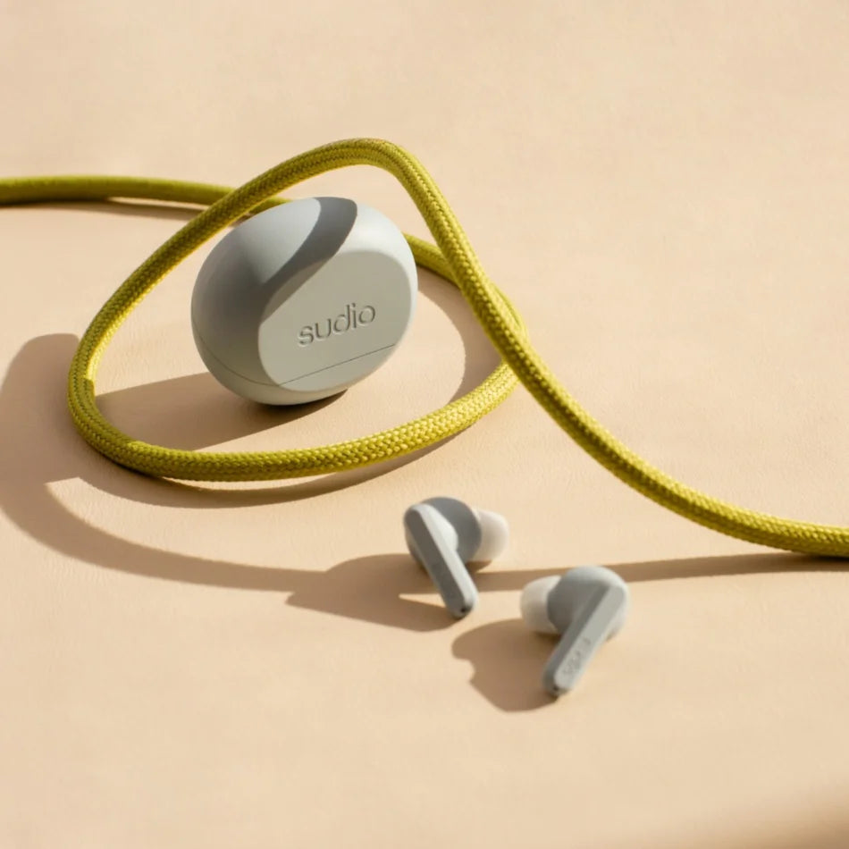 SUDIO A3 PRO True Wireless Noise Cancelling All-Day Earbuds (Powder Blue)