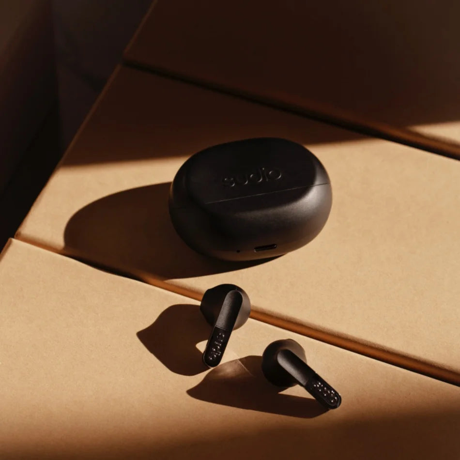 SUDIO N3 True Wireless Day-To-Night Earbuds (Onyx Black)