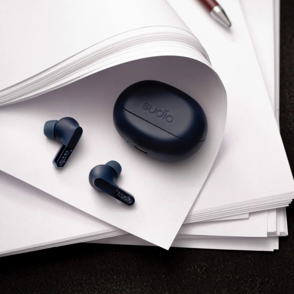 Sudio N3 PRO True Wireless Noise Cancelling Day-To-Night Earbuds (Midnight Navy)