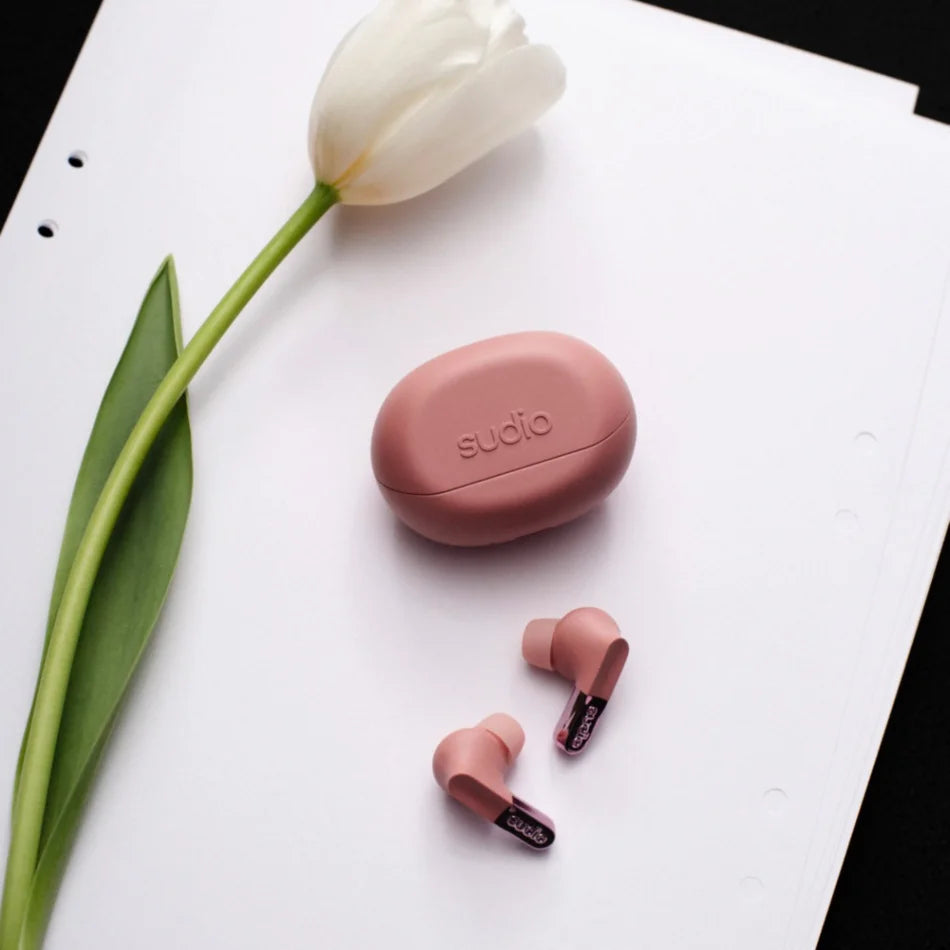 Sudio N3 PRO True Wireless Noise Cancelling Day-To-Night Earbuds (Rose Pink)
