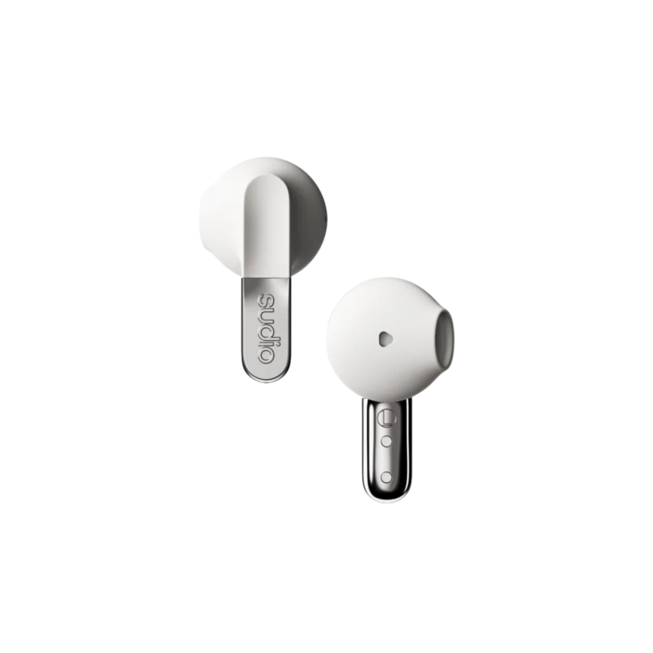 SUDIO N3 True Wireless Day-To-Night Earbuds (Milky White)