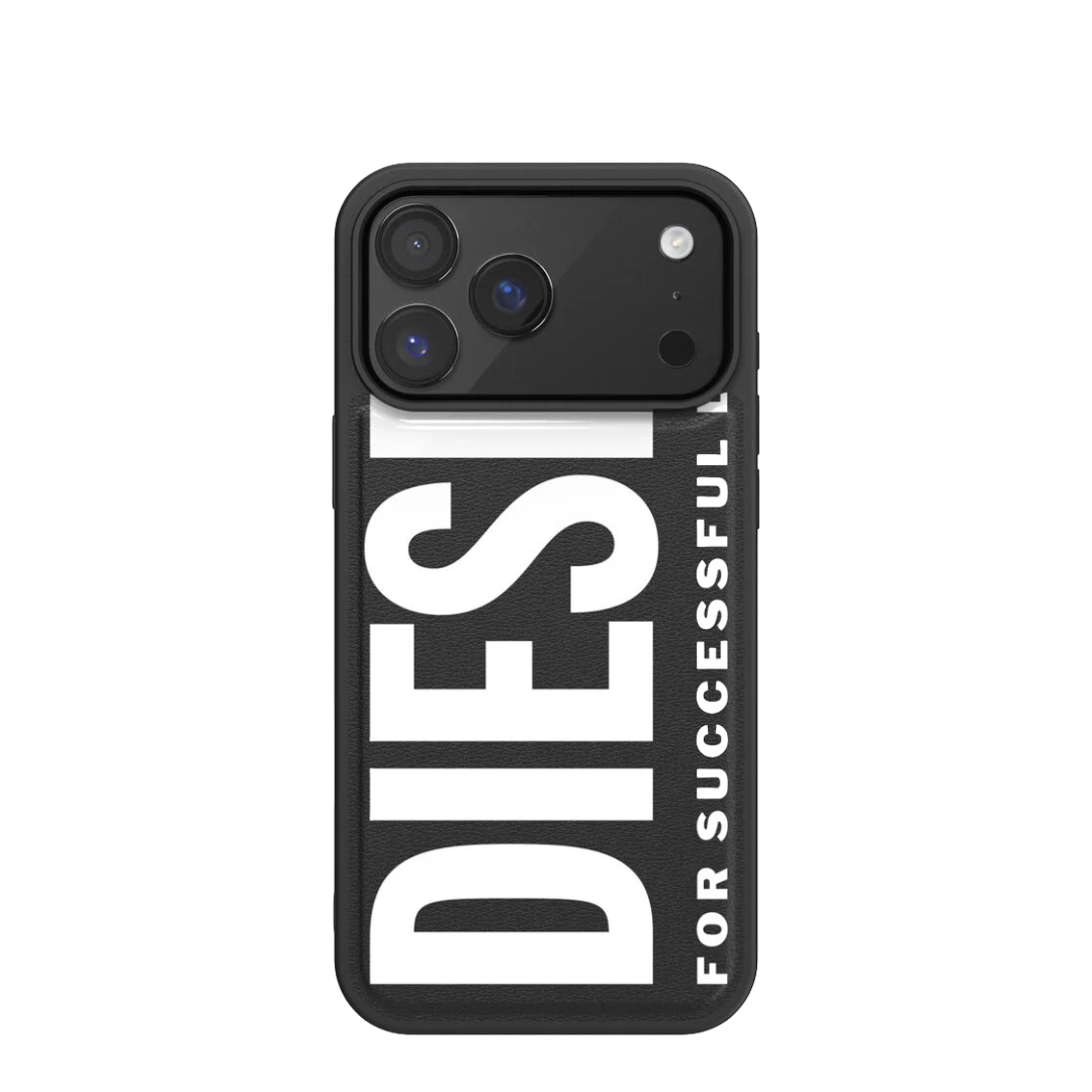 DIESEL Moulded Case with MagSafe for iPhone 17 Pro (Black/White)
