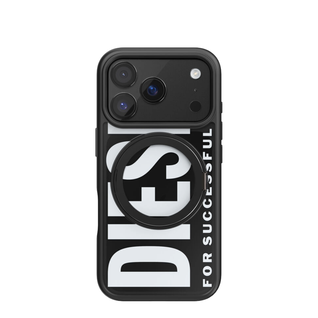 DIESEL Ringstand-Magsafe case for iPhone 17 Pro (Black)