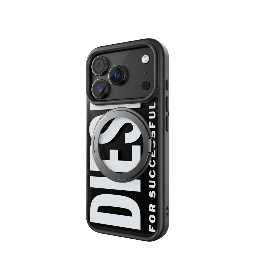 DIESEL Ringstand-Magsafe case for iPhone 17 Pro (Black)