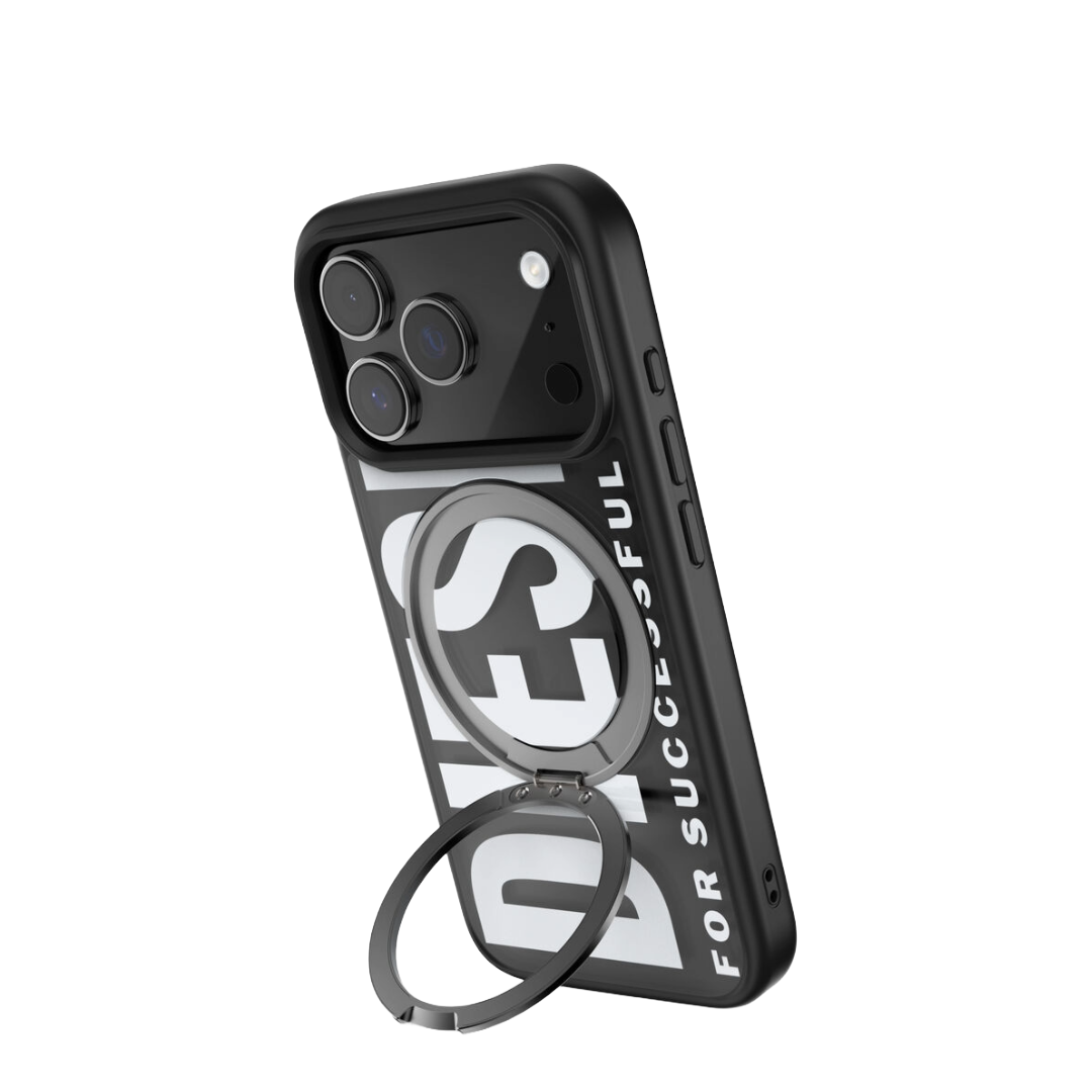 DIESEL Ringstand-Magsafe case for iPhone 17 Pro (Black)