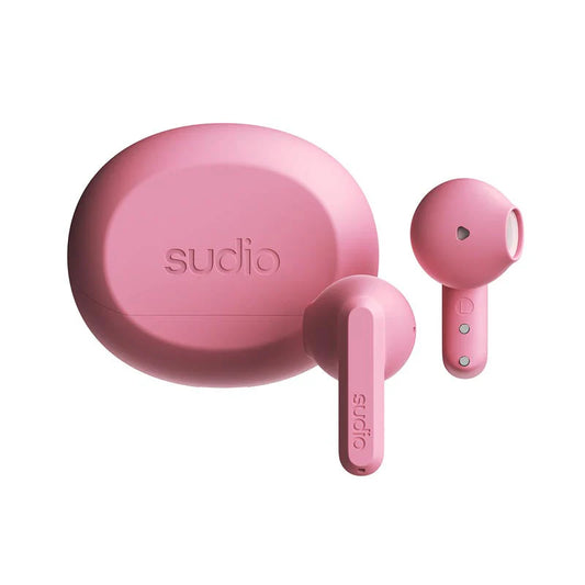 SUDIO A3 True Wireless All-Day Earbuds (Pink)