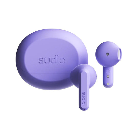 SUDIO A3 True Wireless All-Day Earbuds (Purple)