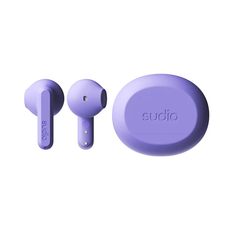 SUDIO A3 True Wireless All-Day Earbuds (Purple)