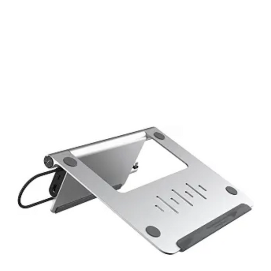 ADAM ELEMENTS CASA HUB Stand USB-C Multiport 5-in-1 Laptop Stand Hub (Grey)