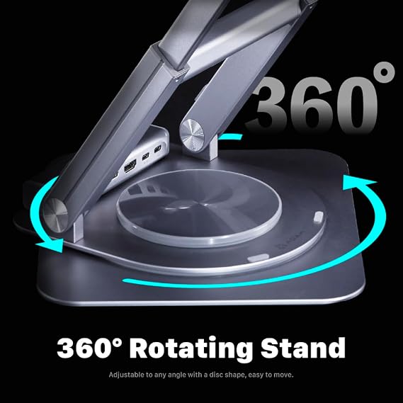 ADAM ELEMENTS CASA HUB Stand Ultra USB-C Magnetic Hub Stand (Silver)