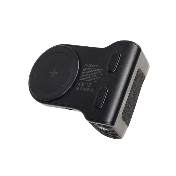 ADAM ELEMENTS SELFIE SHOT Magnetic Hand Grip with Power Bank - 5000mAh (Black)
