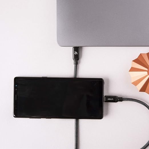 ADAM ELEMENTS C100+ USB3.1 Gen 2 USB-C to USB-C 100W Cable (1M) (Black)