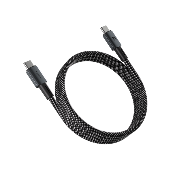 ADAM ELEMENTS MP100 USB-C to USB-C 240W Magnetic Charging Cable (1M) (Black)