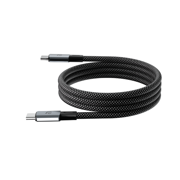 ADAM ELEMENTS MP100 USB-C to USB-C 240W Magnetic Charging Cable (1M) (Black)
