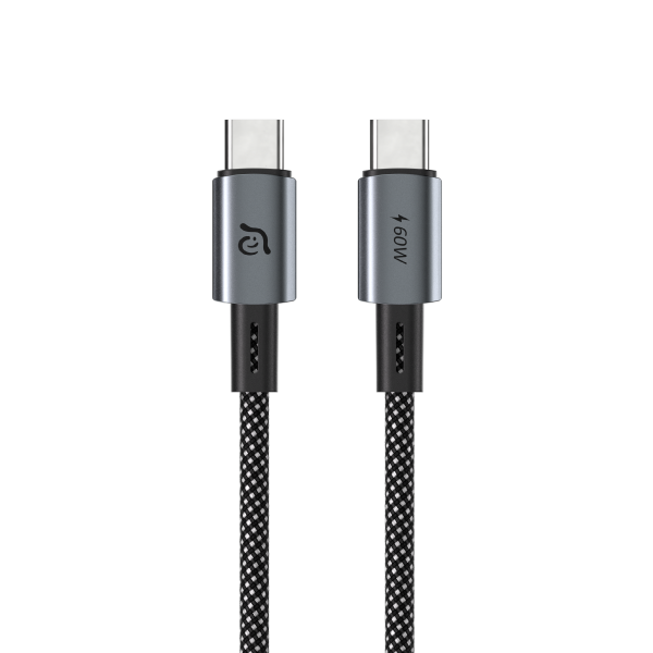 ADAM ELEMENTS MS100 USB-C to USB-C 60W Magnetic Charging Cable (1M) (Black)