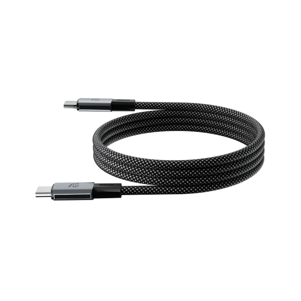 ADAM ELEMENTS MS100 USB-C to USB-C 60W Magnetic Charging Cable (1M) (Black)