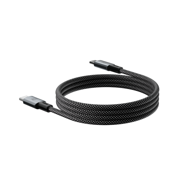 ADAM ELEMENTS MS100 USB-C to USB-C 60W Magnetic Charging Cable (1M) (Black)