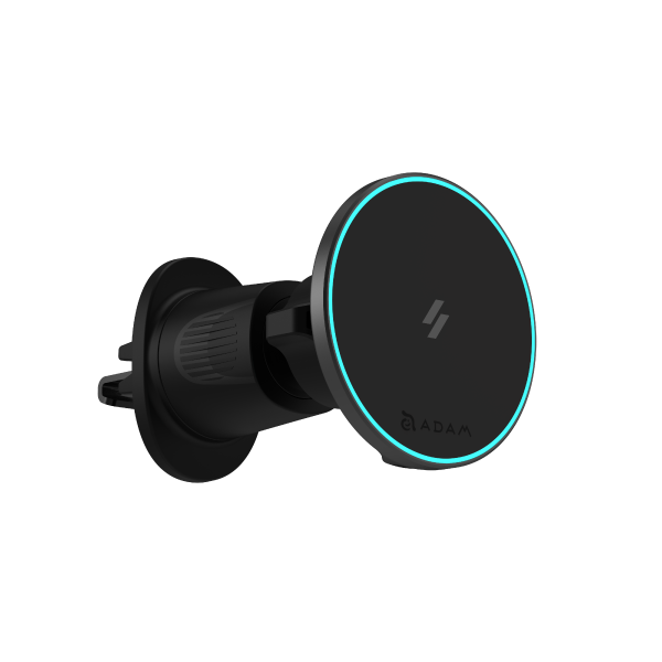 ADAM ELEMENTS CQ1 Qi2 Magnetic Charging Car Mount (Black)