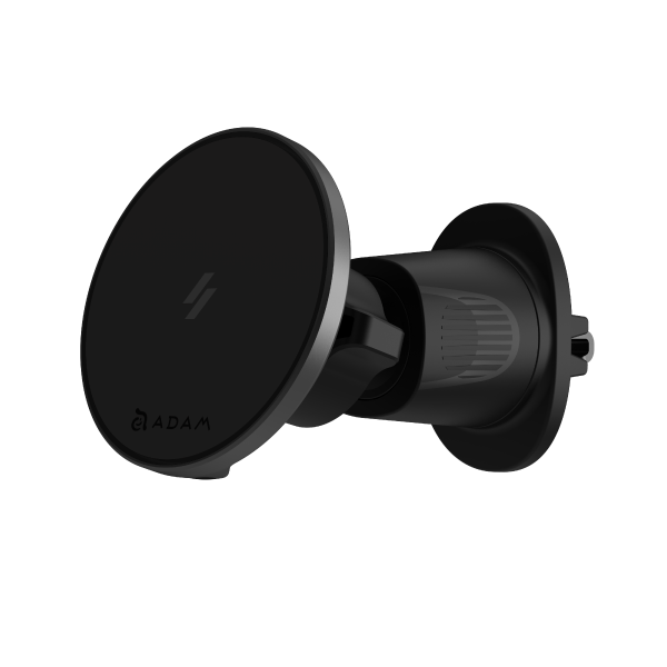 ADAM ELEMENTS CQ1 Qi2 Magnetic Charging Car Mount (Black)