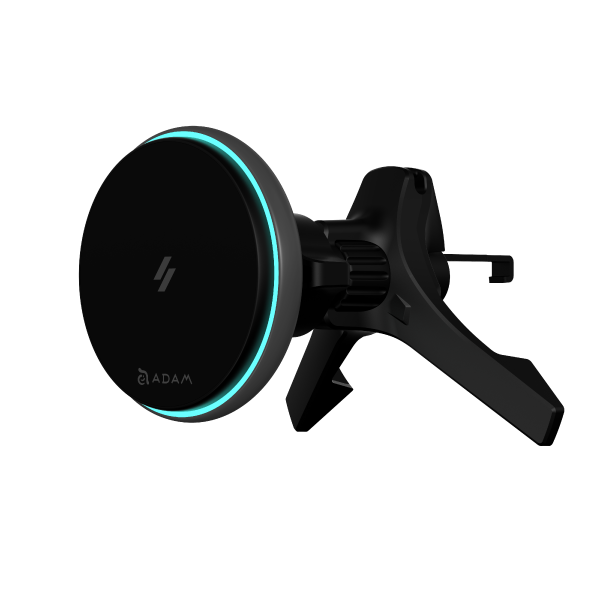 ADAM ELEMENTS CQ2 Qi2 Magnetic Charging Car Mount (Black)