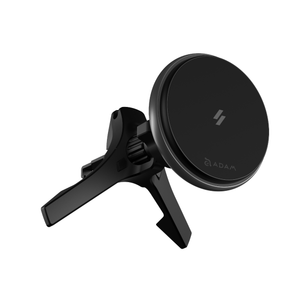 ADAM ELEMENTS CQ2 Qi2 Magnetic Charging Car Mount (Black)