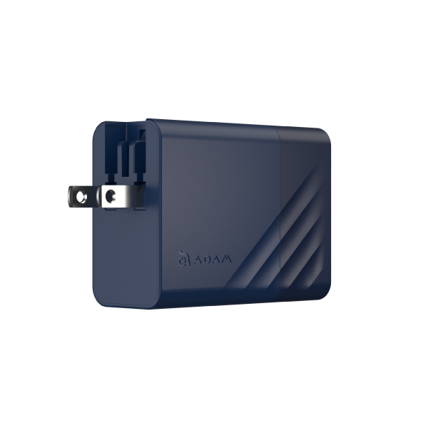ADAM ELEMENTS GaN Hub 65W GaN Charger with HDMI Display (Blue)