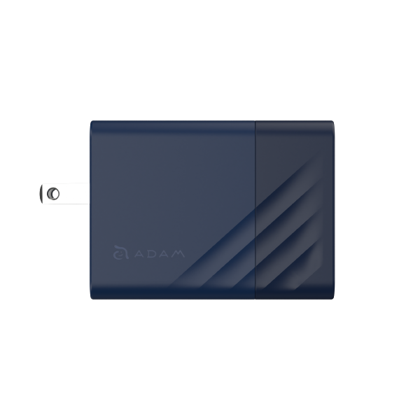 ADAM ELEMENTS GaN Hub 65W GaN Charger with HDMI Display (Blue)