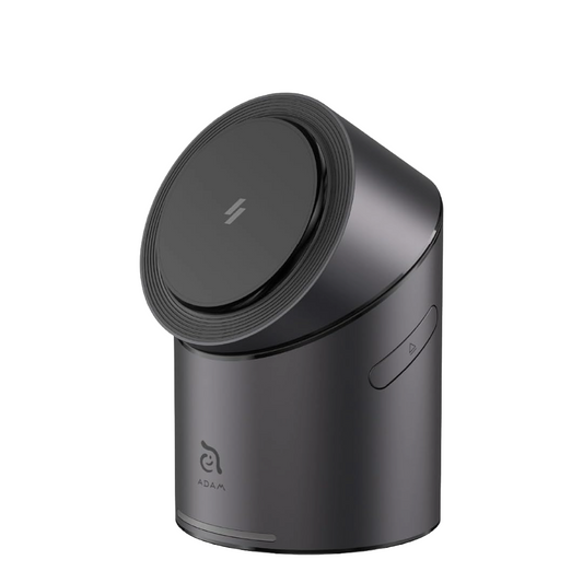 ADAM ELEMENTS Mag Tube Qi2 3-in-1 Intelligent Charging Station (Grey)