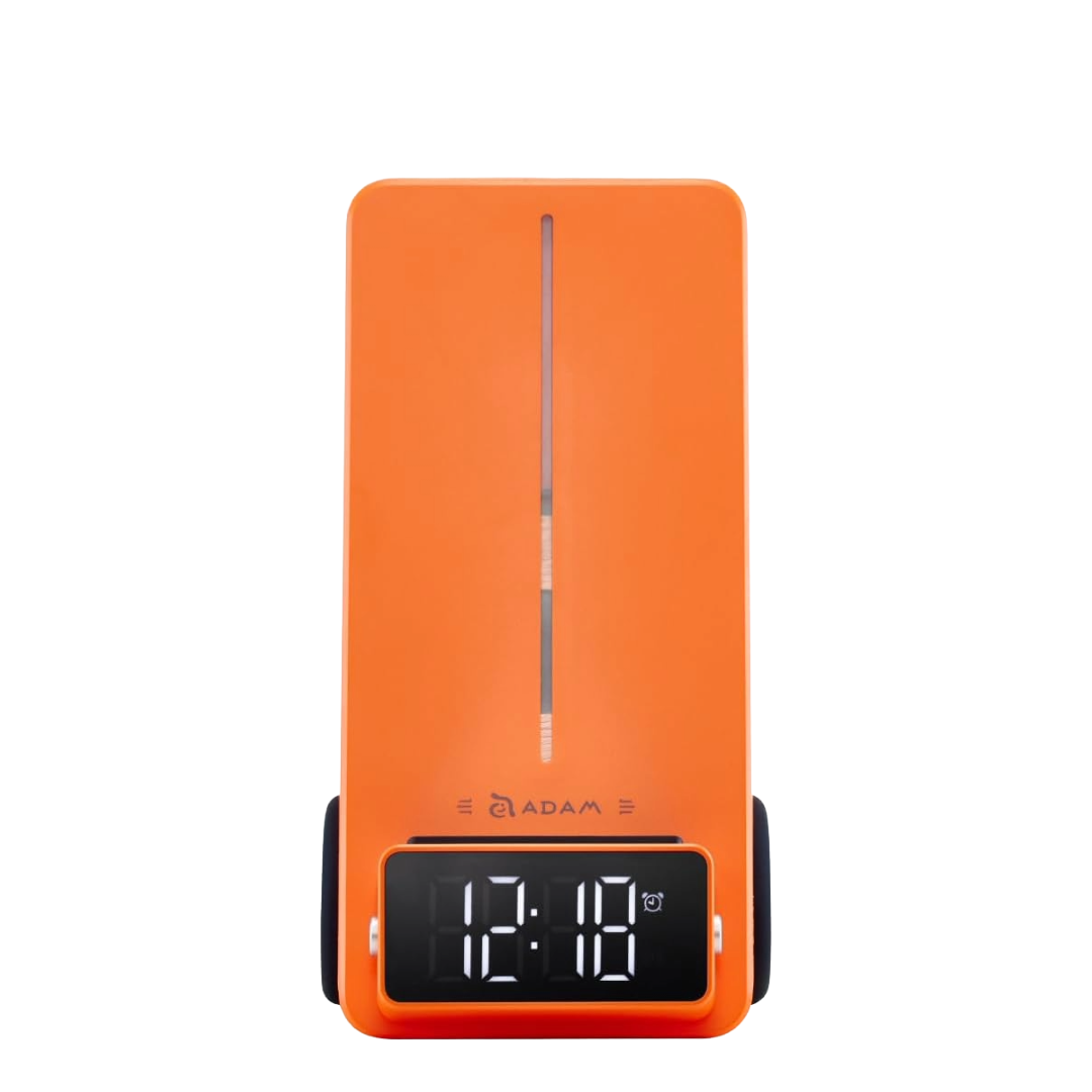 ADAM ELEMENTS Truck 5-in-1 Wireless Charging Station Multi-Function Alarm Clock (Orange)