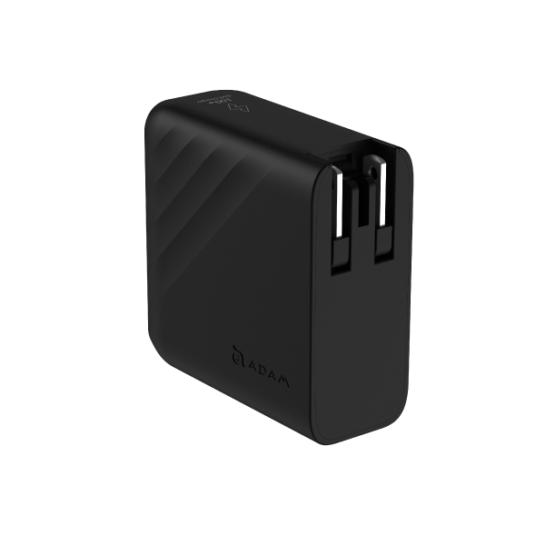 ADAM ELEMENTS P100 GaN 100W 4-Port Power Charging Kit (Black)