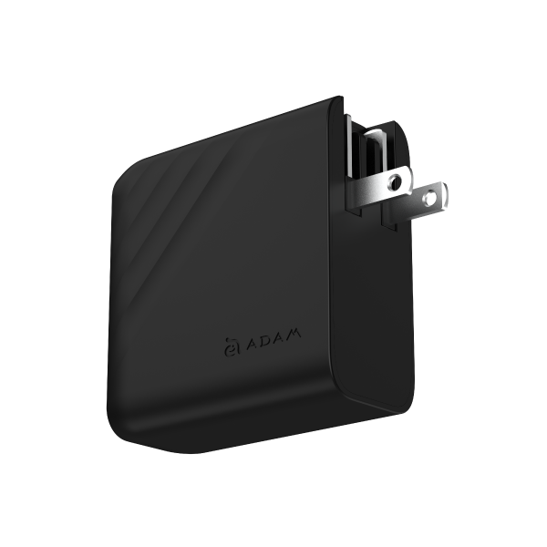 ADAM ELEMENTS P100 GaN 100W 4-Port Power Charging Kit (Black)
