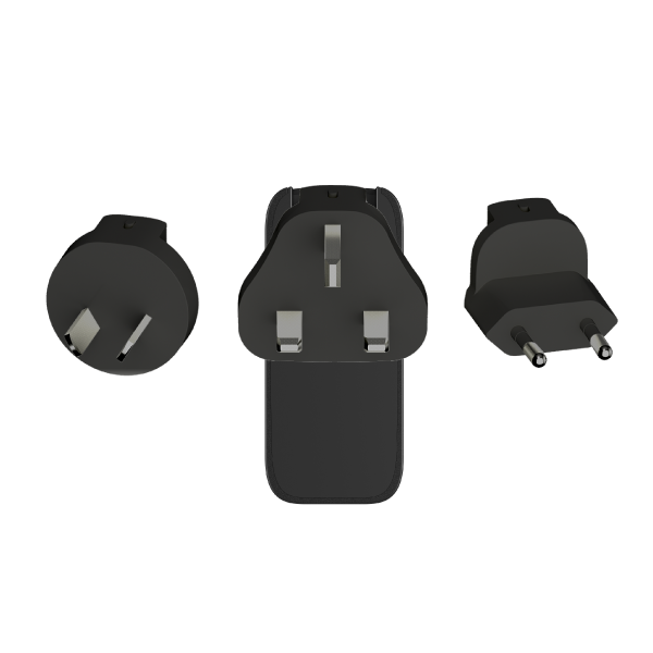 ADAM ELEMENTS P100 GaN 100W 4-Port Power Charging Kit (Black)