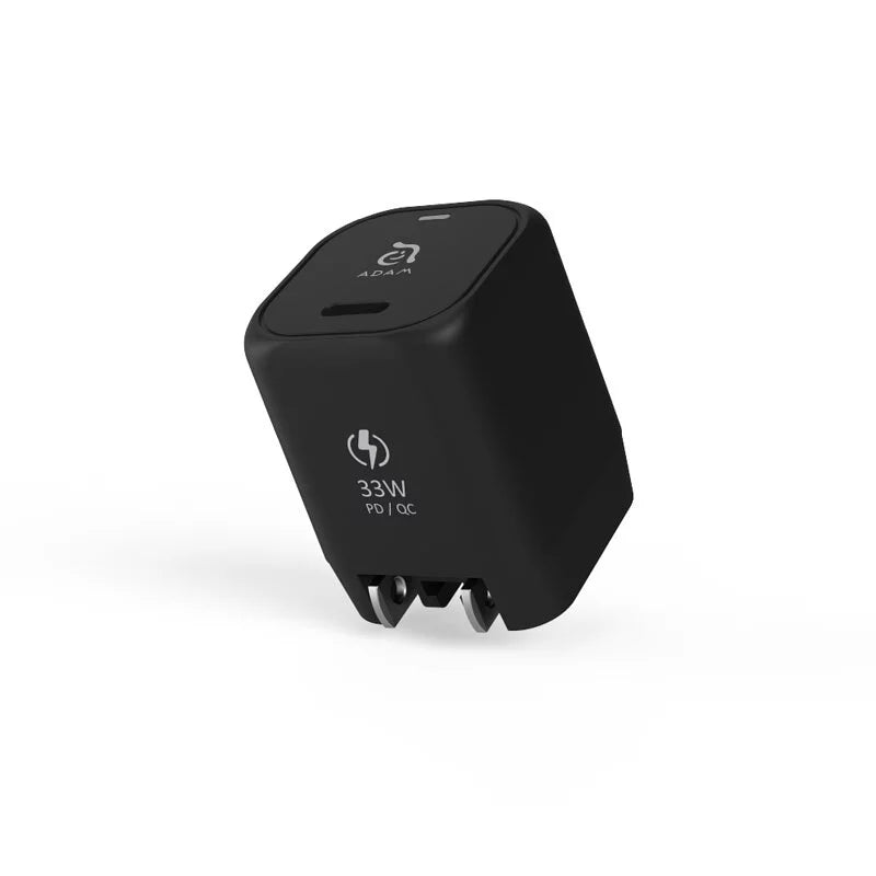ADAM ELEMENTS OMNIA P3 USB-C 33W Compact Wall Charger (Black)