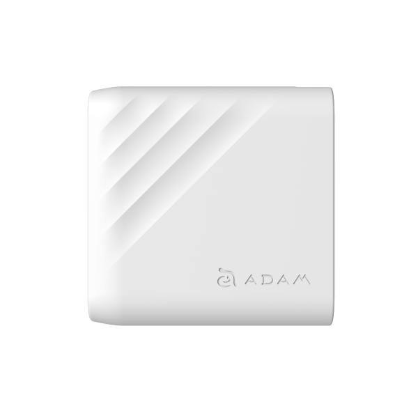 ADAM ELEMENTS P67 GaN 67W 3-Port Fast Charging Wall Charger (White)