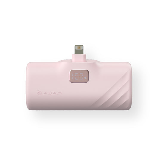 ADAM ELEMENTS GRAVITY F5L Lightning Foldable Power Bank 5000mAh with LED Display (Pink)