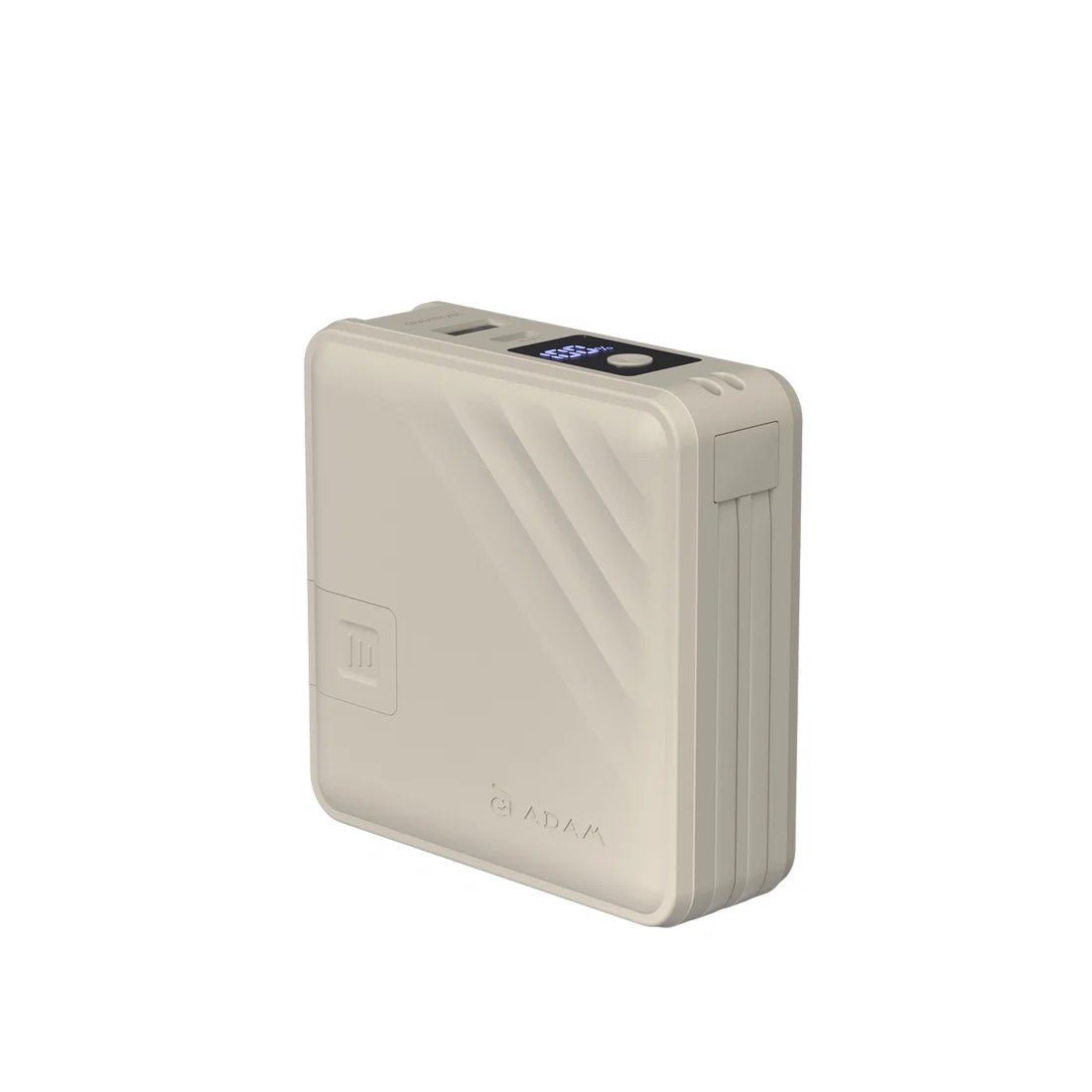 ADAM ELEMENTS GRAVITY X5 5-in-1 Ultra Compact 15000 mAh Power Bank (Sand) (MagSafe Compatible)
