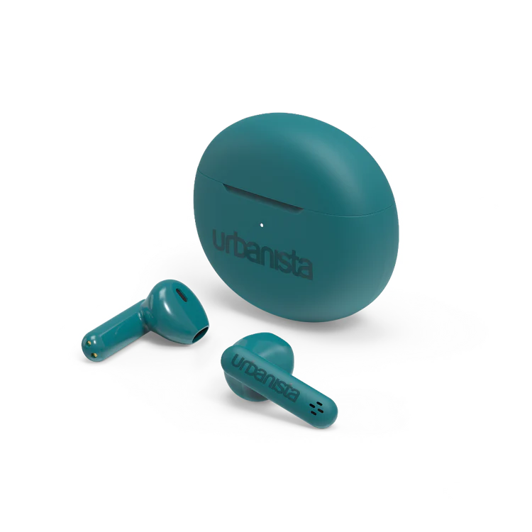URBANISTA AUSTIN Everyday Earbuds | Touch Controls (Lake Green)